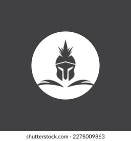 Spartan Logo Vector  Sparta Logo Vector  Spartan Helmet Logo Template  Icon Symbol