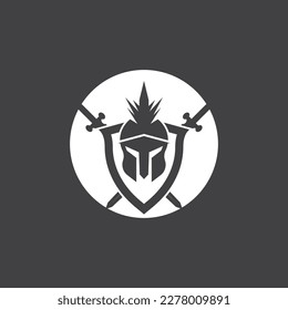 Spartan Logo Vector  Sparta Logo Vector  Spartan Helmet Logo Template  Icon Symbol