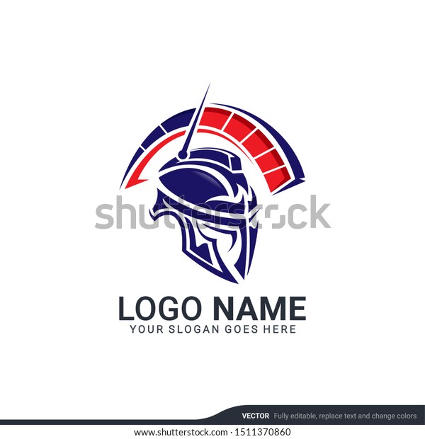 Spartan modern automotive logo design. Editable\
logo design