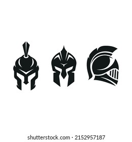 Spartan package Helmet logo template	