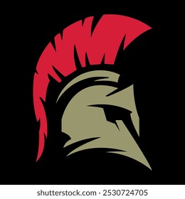spartan shield logo design vector file