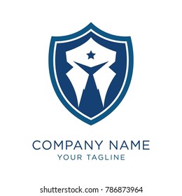 Spartan shield logo template