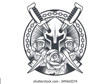 Spartan and two blade