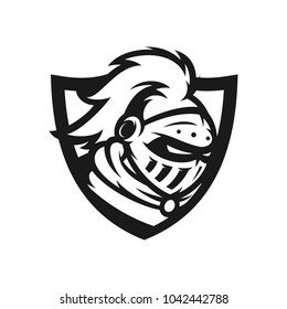 Spartan vector logo icon illustration
