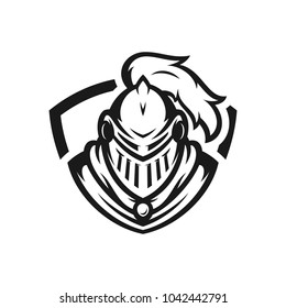 Spartan vector logo icon illustration
