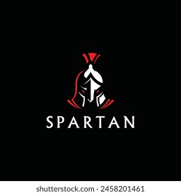 spartan vector logo. white background