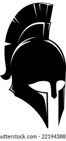 spartan vector, silhouette vector, isolated illustration abstract pattern on white background