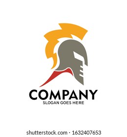 SPARTAN war costume logo design