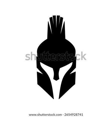 Spartan warior helmet. Spartan helmet Logo