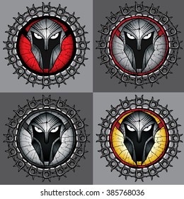 spartan warrior design vector illustration