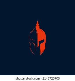 Spartan Warrior Helmet - Sparta Maske Logo Design, geeignet für Ihre Design-Anforderungen, Logo, Illustration, Animation, etc.
  