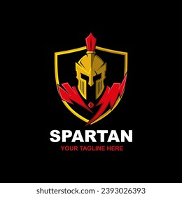 Spartan warrior helmet - sparta mask logo design, suitable for your design need, logo, illustration, animation, etc.