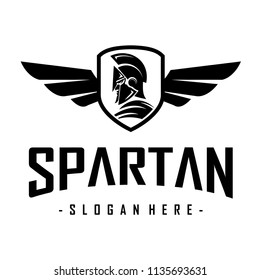 Spartan Warrior Logo design Inspiration Vector