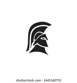 Spartan warrior logo design template