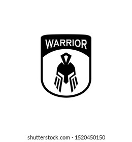 Spartan warrior logo design vector template