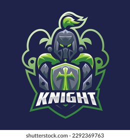 Spartan Warrior Logo Esport Vector Illustration by hams std