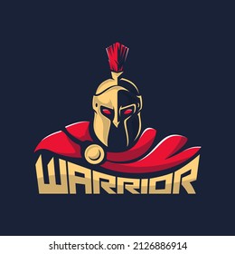 spartan warrior logo facing forward