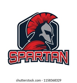 spartan warrior logo isolated on white background, vector illustration, vector illustration