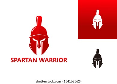 Spartan Warrior Logo Template Design Vector, Emblem, Design Concept, Creative Symbol, Icon