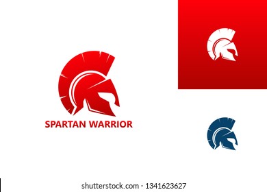 Spartan Warrior Logo Template Design Vector, Emblem, Design Concept, Creative Symbol, Icon