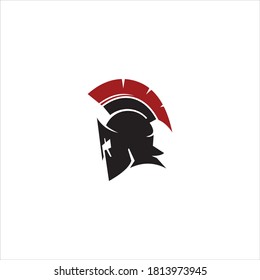 Spartan Warrior Logo template Design,icon spartan,helmet spartan.