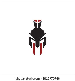 Spartan Warrior Logo template Design,icon spartan,helmet spartan.