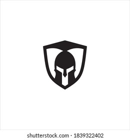 Spartan Warrior Logo template Design,icon spartan,helmet spartan.