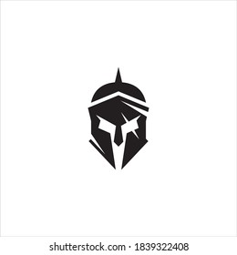 Spartan Warrior Logo template Design,icon spartan,helmet spartan.