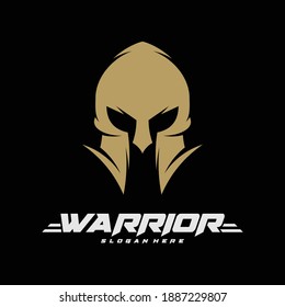 Spartan warrior logo vector illustration design. Warriors logo design template. Creative design