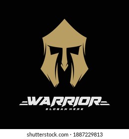 Spartan warrior logo vector illustration design. Warriors logo design template. Creative design