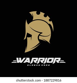 Spartan warrior logo vector illustration design. Warriors logo design template. Creative design