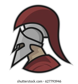 Spartan Warrior or Roman Soldier Vector