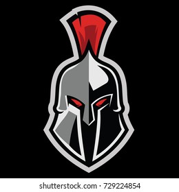 Spartan Warrior Sports Fitness Logo Vector