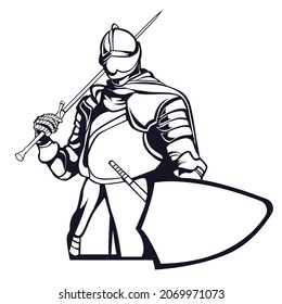 Spartan Warrior tattoo style in black and white