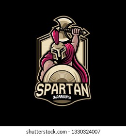 spartan warrior - vector