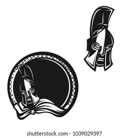 Spartan warriors vector
