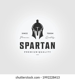 Spartans Logo Vintage Vector Illustration Design, Spartan Armour