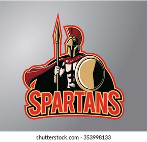 Spartans symbol illustration design