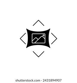 spatial computing concept line icon. Simple element illustration. spatial computing concept outline symbol design.