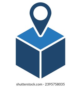 Spatial Mapping icon line vector illustration
