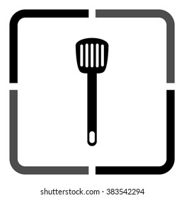 spatula  - black vector icon