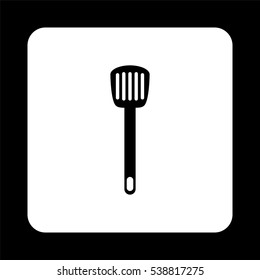 spatula -  black vector icon