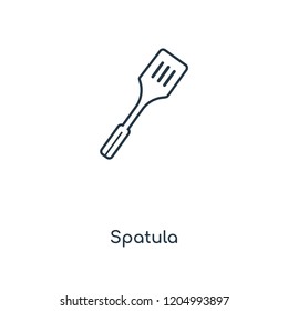 Spatula concept line icon. Linear Spatula concept outline symbol design. This simple element illustration can be used for web and mobile UI/UX.