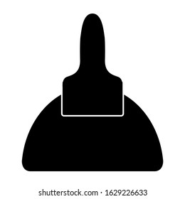 Spatula construction icon design. Construction tools icon in trendy flat style design. Vector illustration.