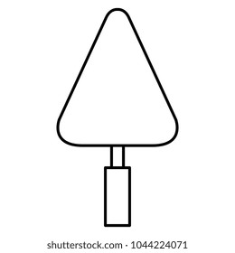 spatula construction isolated icon