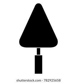 spatula construction isolated icon