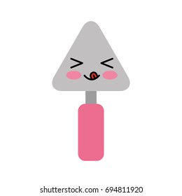 spatula of construction kawaii character
