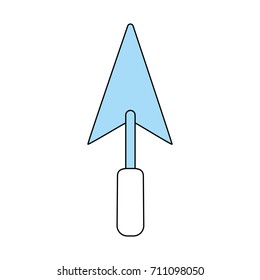 spatula construction tool icon image 