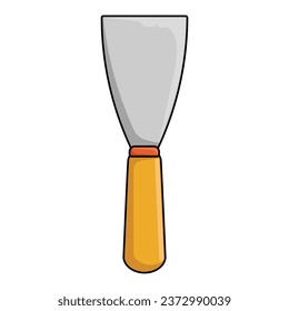 spatula construction tool icon vector illustration graphic design