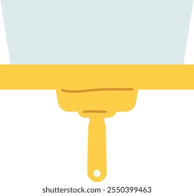 Spatula Construction Tool Vector Illustration